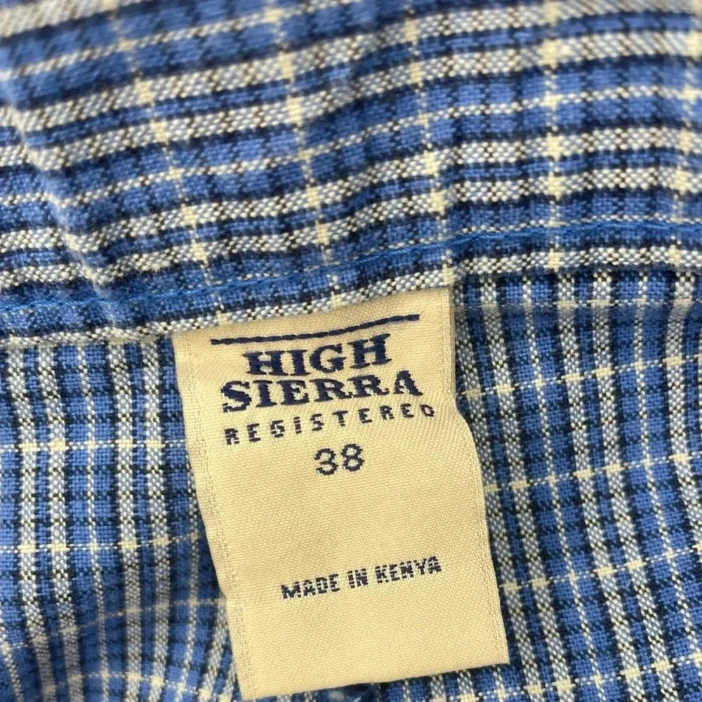 High Sierra Men’s Plaid Walking Shorts, Size 38, New with Tags – Comfortable